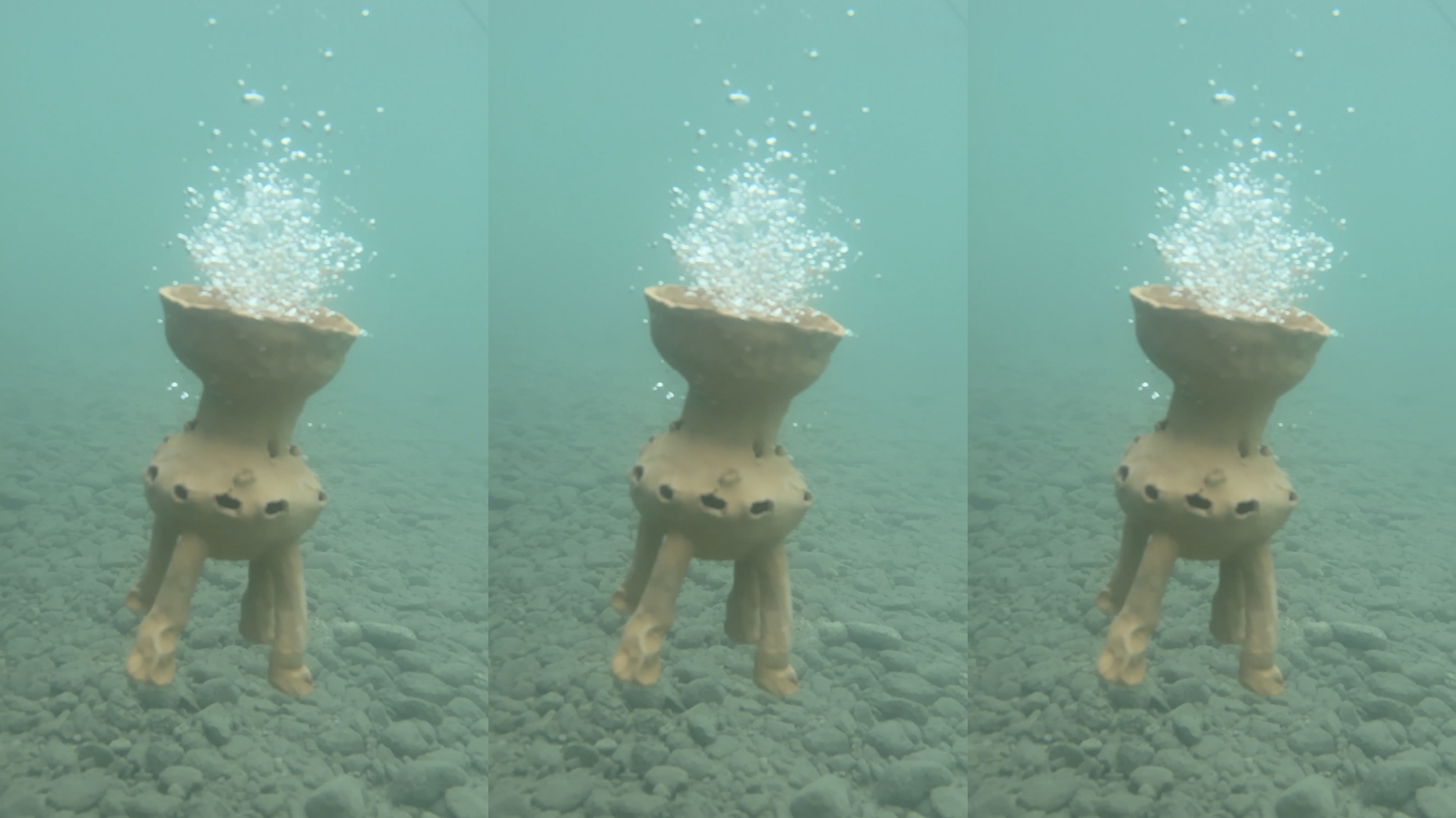 Lulu & Whiskey art ceramic videostill 'Underwater Gardens', 2025